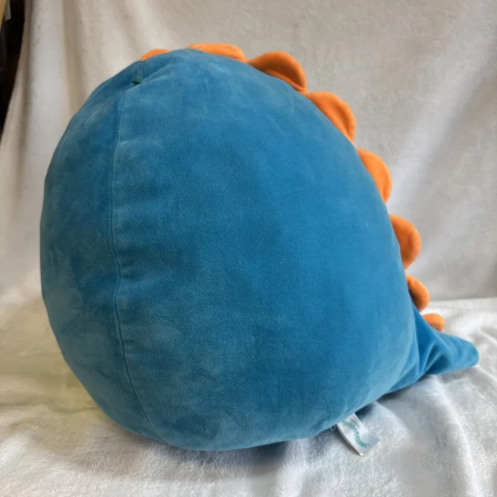 Squishmallows 16 inch Darex The Blue Dinosaur Green Belly‎ Stuffed Animal Plush